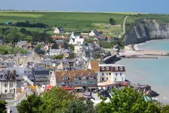 Normandy coastline